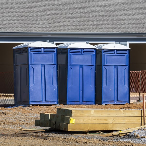 can i customize the exterior of the portable toilets with my event logo or branding in Barryton